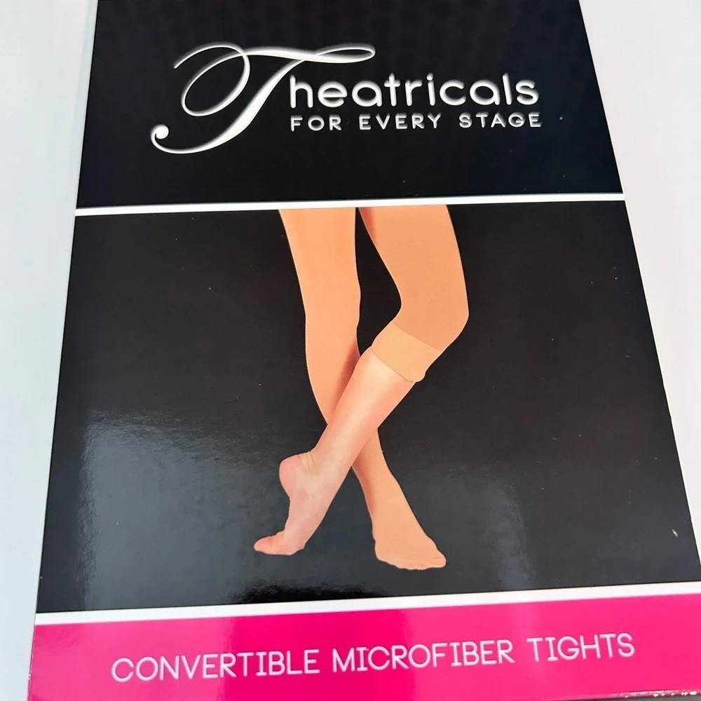 Theatrical Convertible Microfiber Tights Set of 4 3 Medium 1 Large